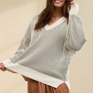 Aerie Chenille Sweater Green